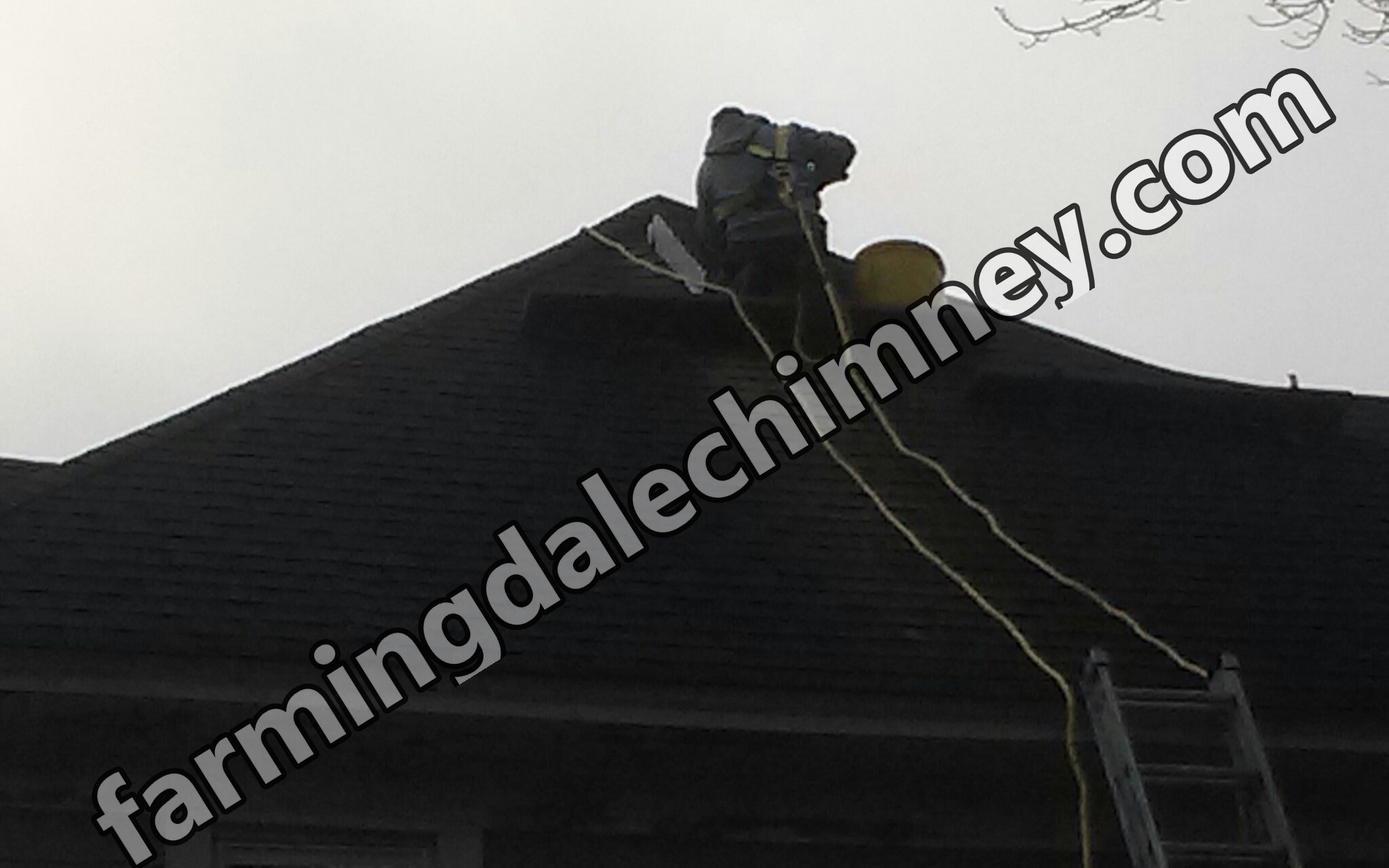 Oil chimney cleaning and soot removal in Plainedge, NY